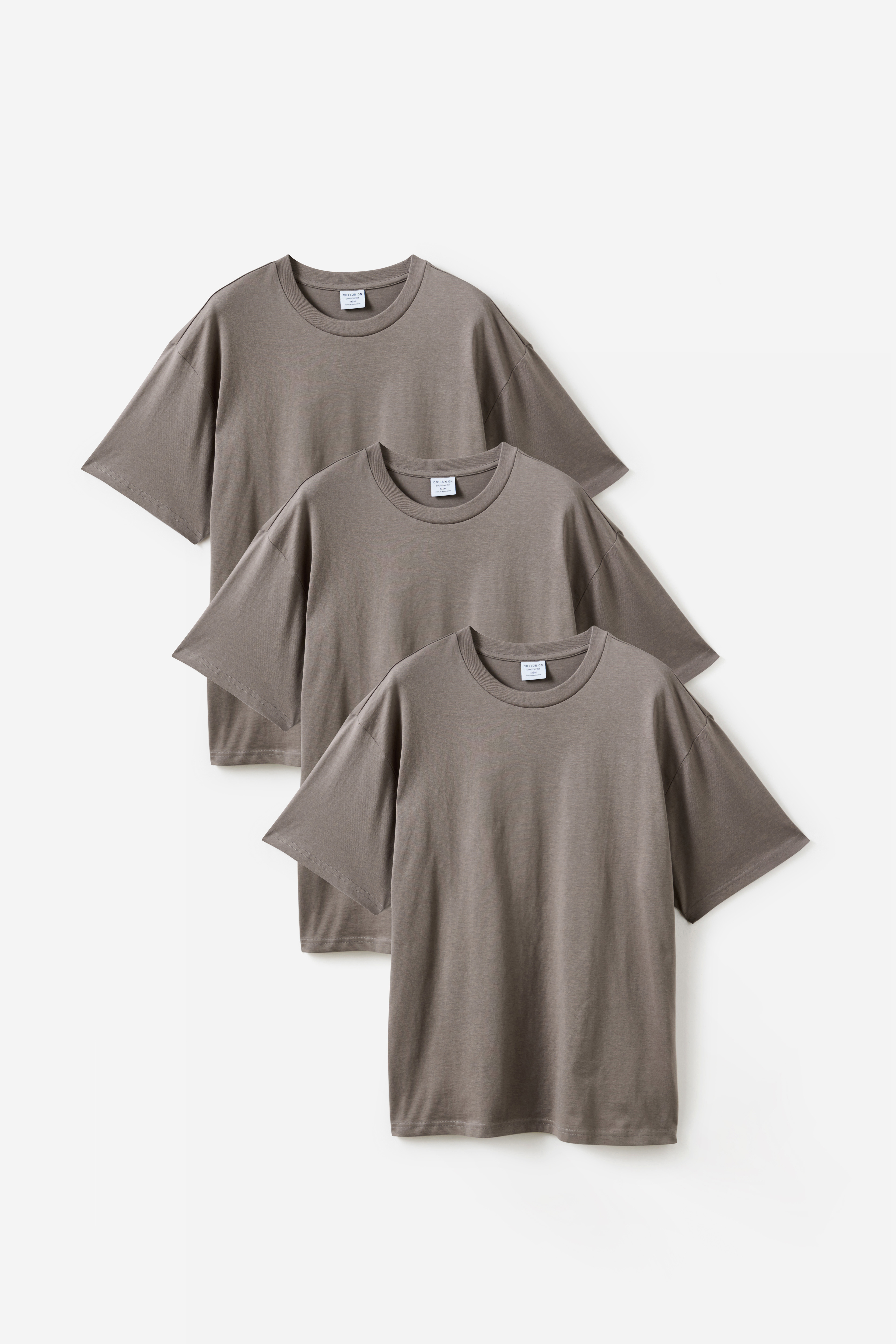 3 Pack Everyday Fit T-Shirt - Slate Stone, 
